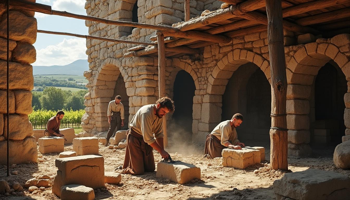 explorez le chantier unique du château de guédelon, où artisans et historiens construisent une forteresse médiévale en utilisant uniquement des techniques du moyen âge. plongez dans un voyage passionnant au cœur de l'histoire et de l'architecture médiévale.