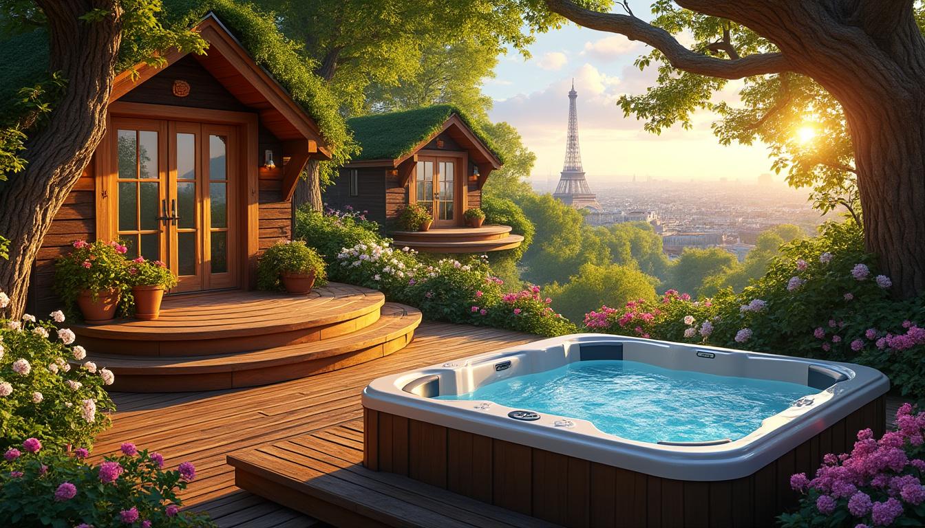 découvrez nos cabanes dans les arbres équipées de jacuzzi près de paris pour une escapade insolite et relaxante en pleine nature.