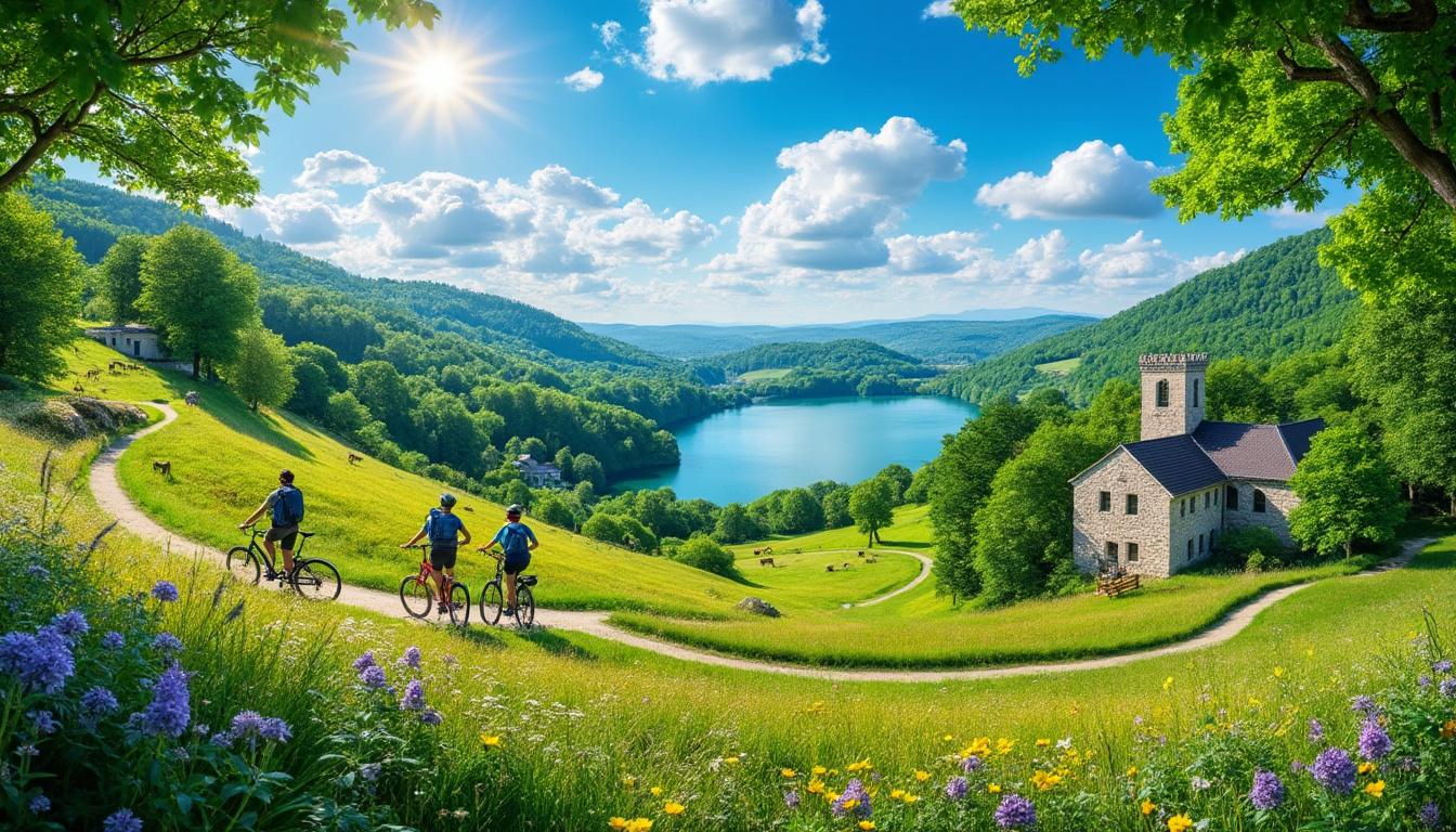 explorez le parc du morvan et profitez d'une nature préservée, d'activités variées en plein air, et découvrez un riche patrimoine historique et culturel.