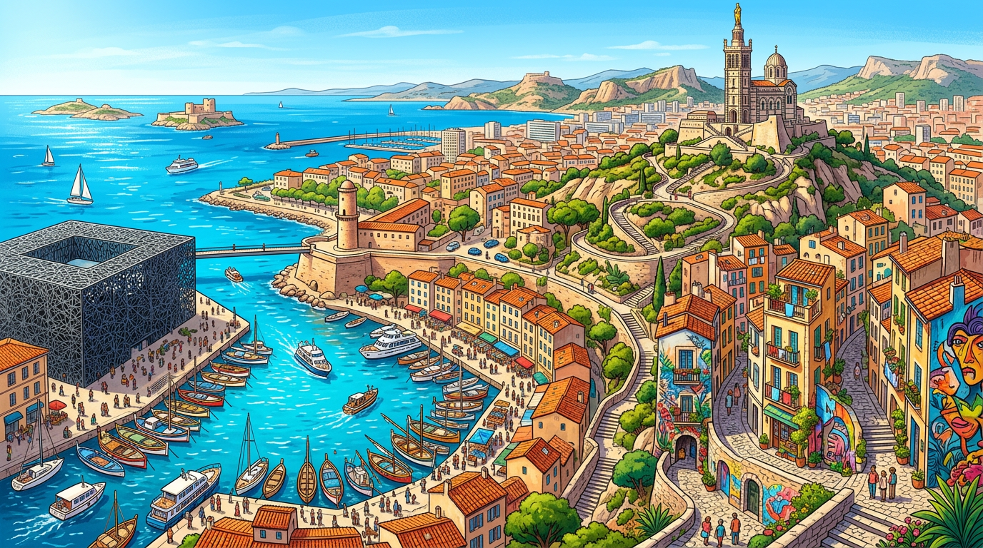 découvrez un itinéraire complet pour explorer marseille en une journée, incluant les sites incontournables, les meilleurs points de vue et des conseils pratiques pour profiter au maximum de votre visite.