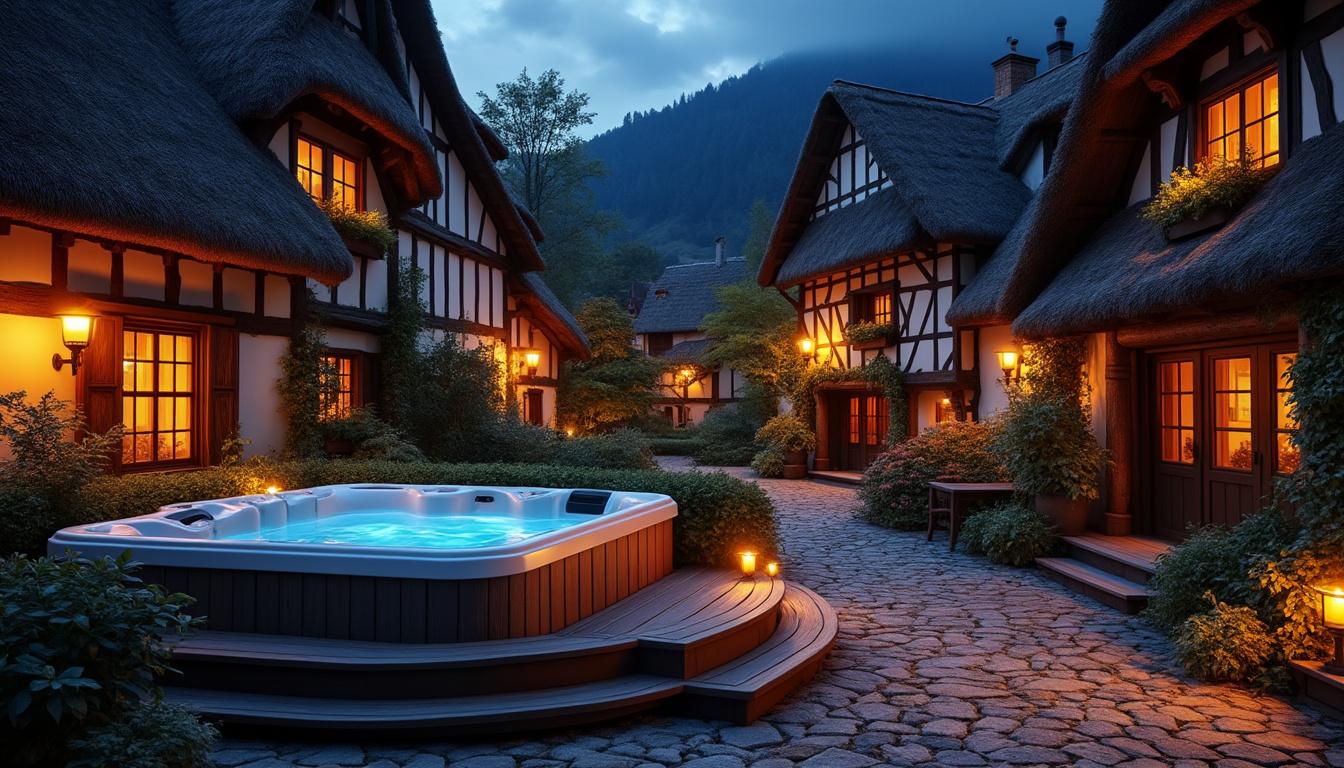 découvrez une expérience unique en alsace en passant une nuit insolite avec jacuzzi privé. profitez du confort et de la détente dans un cadre charmant et authentique.