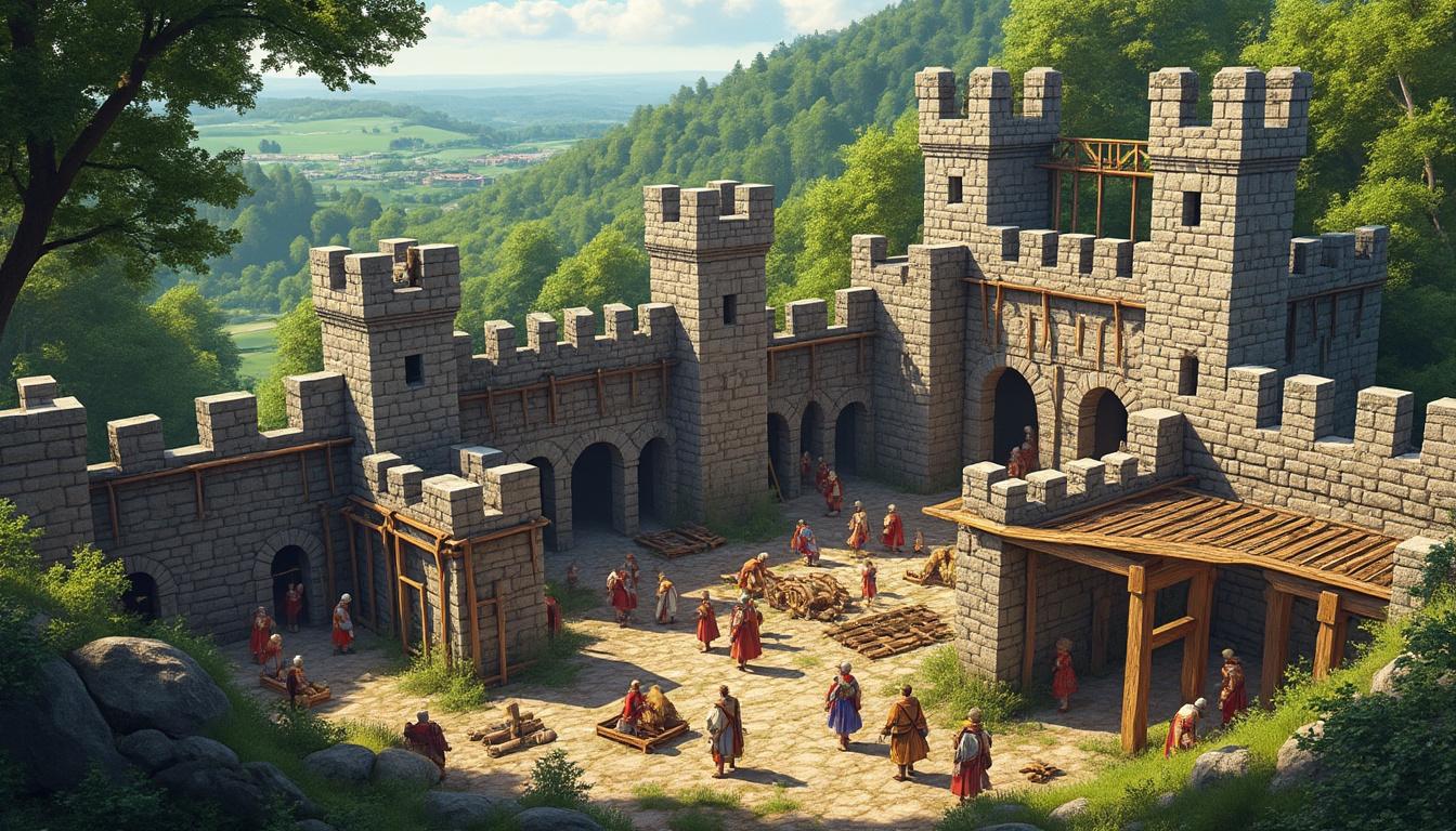 explorez l'histoire captivante de la construction du château de guédelon et plongez dans une aventure médiévale unique.