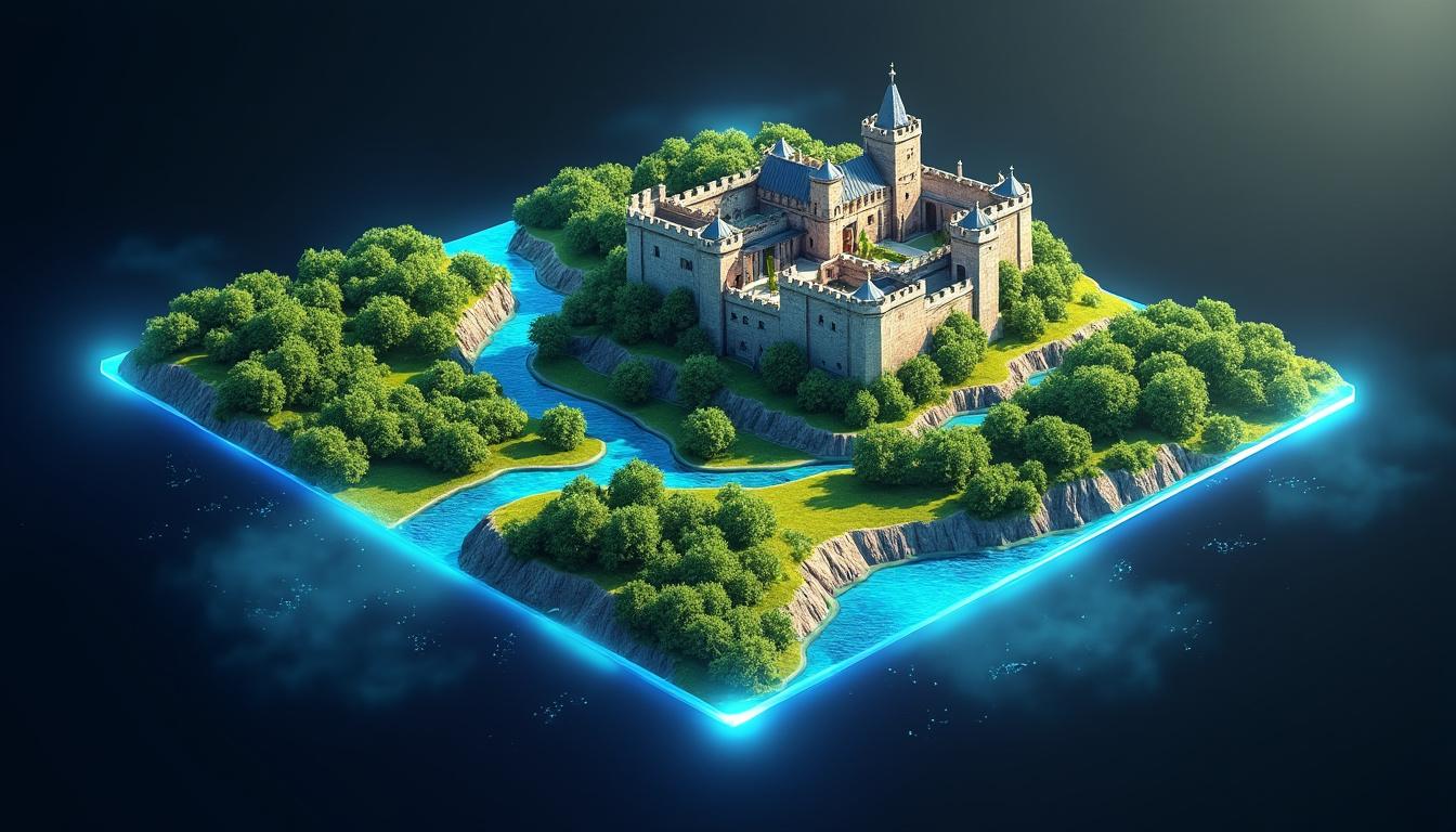 explorez la carte interactive de guédelon pour vivre une visite immersive et découvrir ce château médiéval en construction comme si vous y étiez.