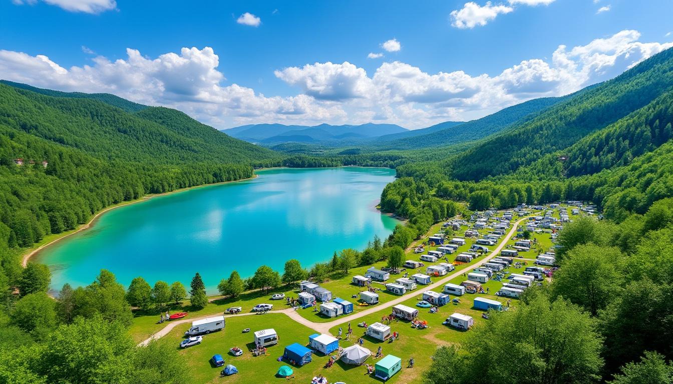 explorez le domaine de chalain, un site naturel exceptionnel dans le jura, et profitez de son camping confortable au cœur d'un paysage préservé.