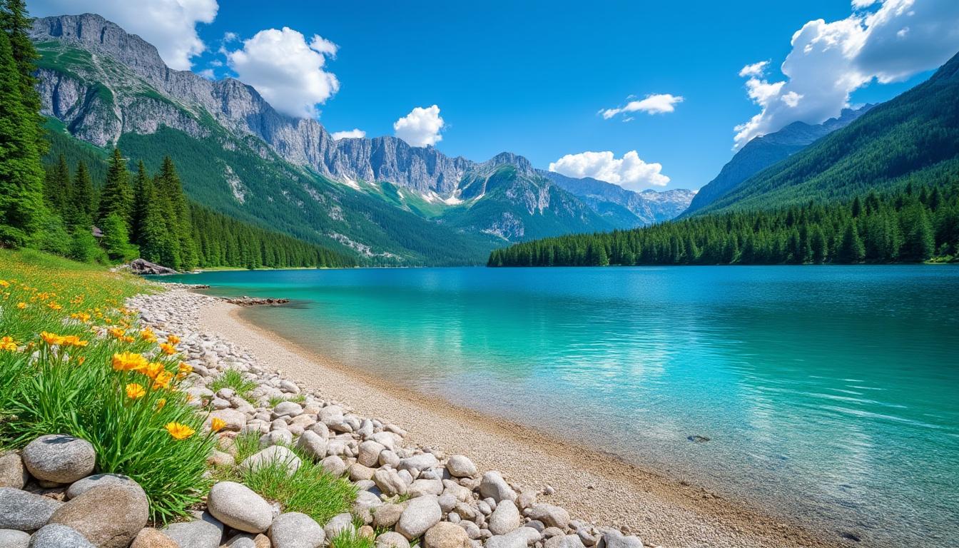explorez le lac de chalain, un joyau naturel du jura, idéal pour les activités de plein air, la randonnée et les paysages à couper le souffle.