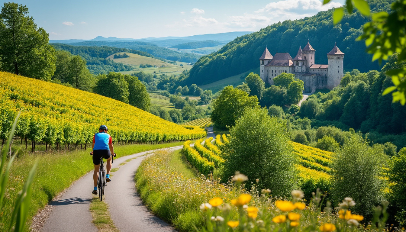 explorez les plus belles voies vertes en bourgogne pour des balades à vélo inoubliables à travers des paysages pittoresques et une nature préservée.
