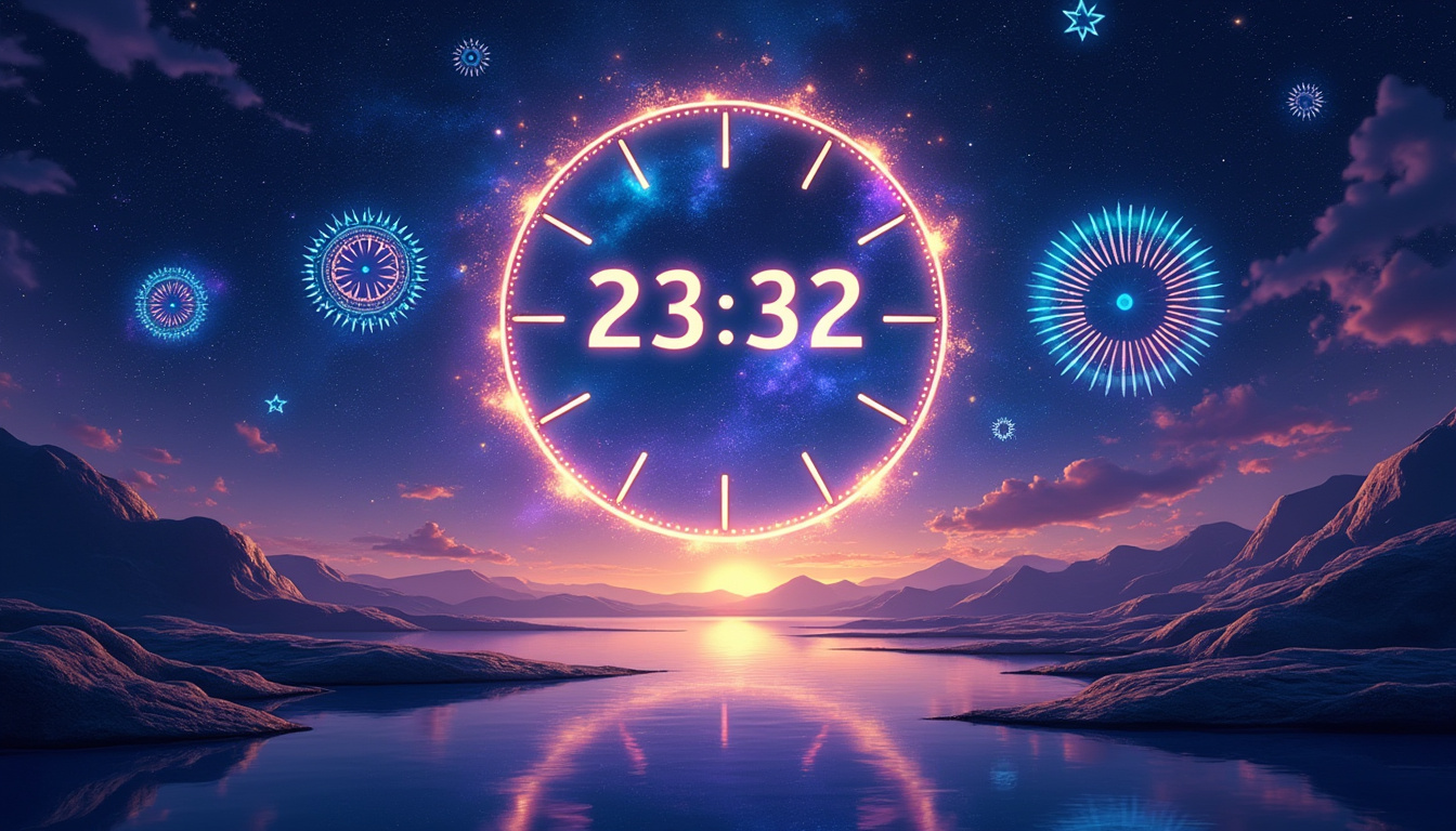 découvrez la signification de 23h32 et explorez les diverses interprétations symboliques et mystiques liées à cette heure.