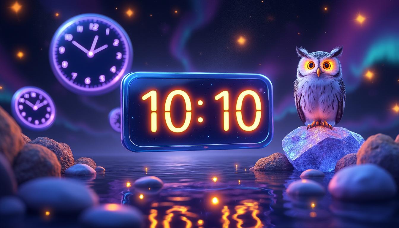 découvrez la signification de l'heure miroir 10h10 et apprenez comment interpréter ce message mystérieux dans votre vie quotidienne pour mieux comprendre ses influences.