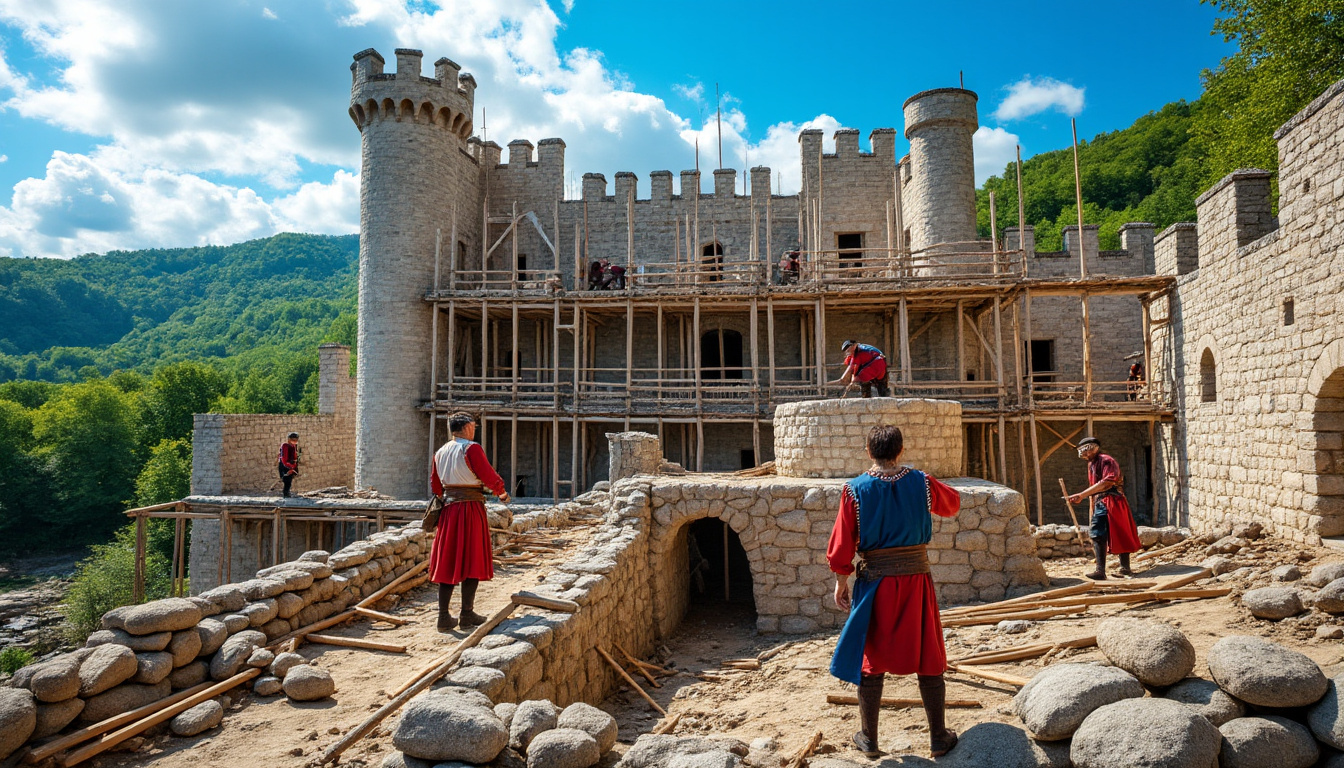découvrez guédelon, un chantier médiéval unique en france où l'histoire prend vie. explorez la construction d'un château fort selon les techniques du moyen âge et vivez une expérience inoubliable en famille.