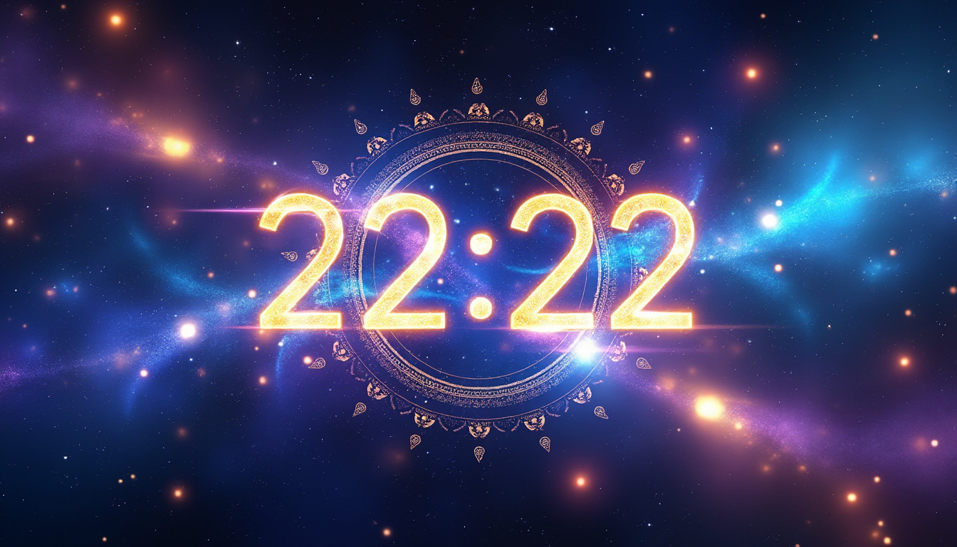 découvrez la signification et l'interprétation du 22:22 en numérologie et spiritualité, et comprenez le message profond derrière cette synchronicité.