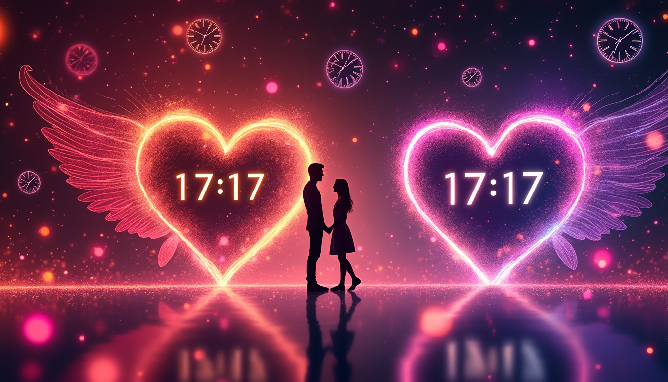 découvrez la signification de l'heure miroir 17h17 en amour et les messages cachés qu'elle révèle pour votre vie sentimentale.