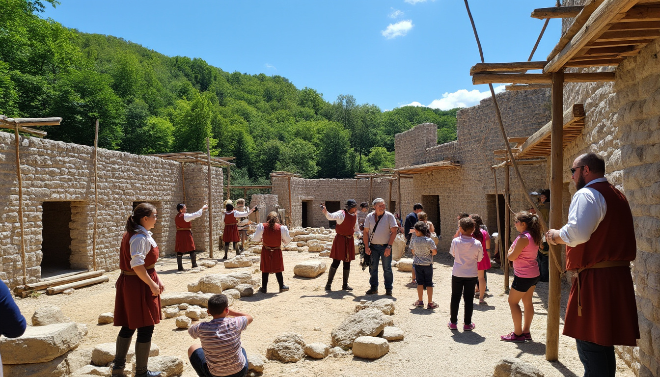 découvrez tout ce qu'il faut savoir sur la visite guidée du chantier de guédelon, un site unique où un château médiéval est construit avec des techniques anciennes.