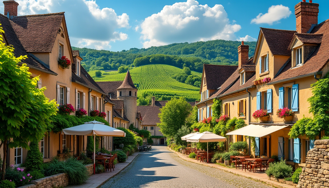 explorez les plus beaux villages de la route des vins en bourgogne, entre charme authentique, vignobles renommés et découvertes œnologiques uniques.