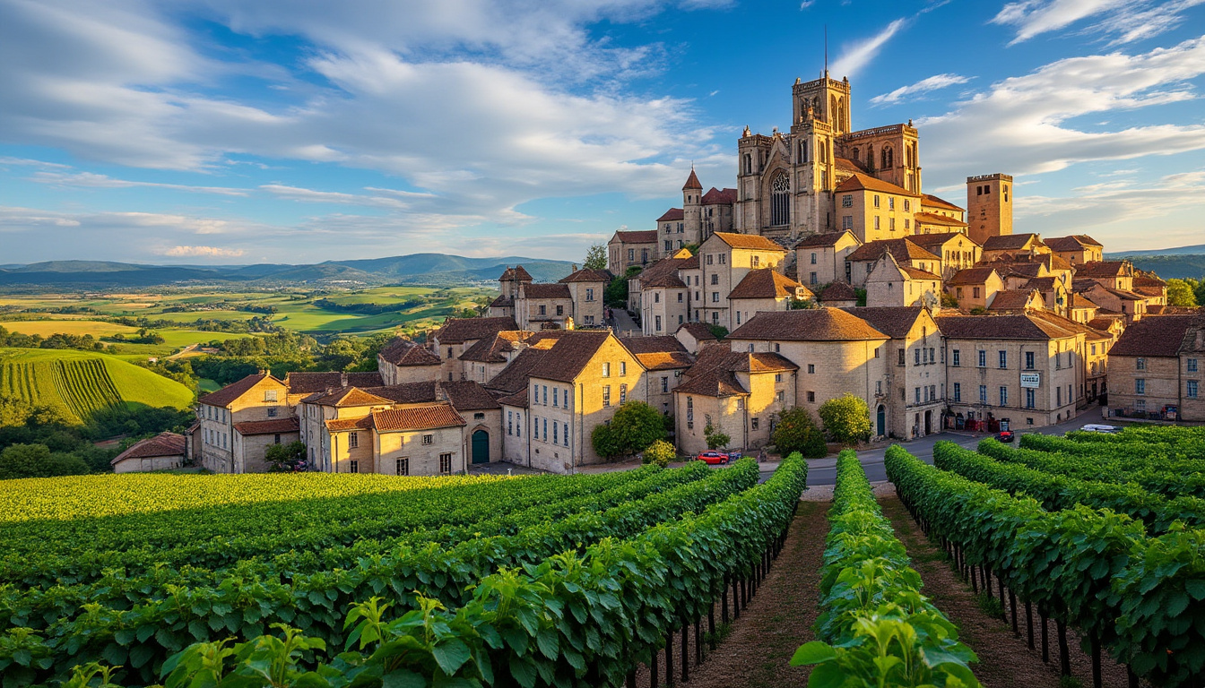 explorez vézelay, un joyau touristique au cœur de la bourgogne, reconnu pour sa basilique historique, ses ruelles pittoresques et son riche patrimoine culturel.