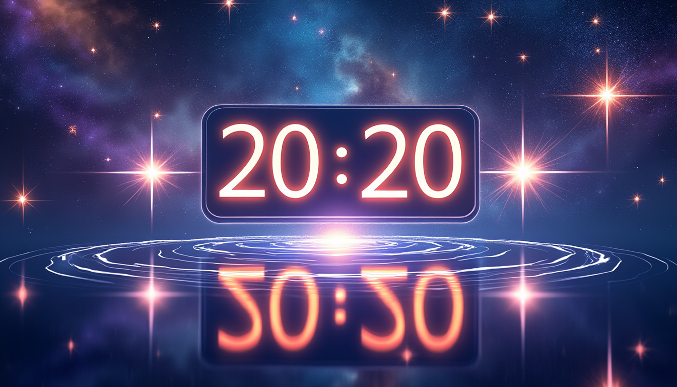 découvrez la signification de l'heure miroir 20h20 et apprenez comment interpréter ce moment spécial pour mieux comprendre les messages de l'univers.